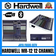 MIXER AUDIO HARDWELL MR 12 MR12 MIXER 12 CHANNEL ORIGINAL
