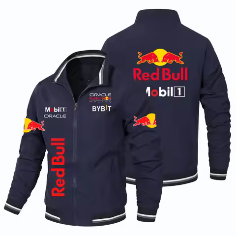 Red Bull Autumn Men's Women's Racing Jacket Printing Red Bull Outdoor Sports Jacket Winter Fashion H