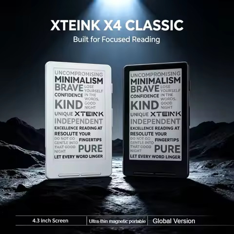 XTEINK X4 Classic Global Version E-ink Reader 4.3" Ink Screen E-book Reader Shake FlipPage Portable 