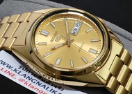 Seiko 5 Sport Automatic นาฬิกาข้อมือผู้ชาย สายสแตนเลส สีทอง รุ่น SNXS80K