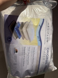 全新 美國Mediflow Original Fiber Water Pillow  護脊 水枕頭