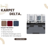 Plain 50cm x 50cm Tile Carpet Office Carpet/ - DELTA