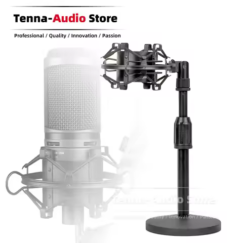 Desktop Spider Microphone Shock Mount Suspension Holder Shockproof Mike Clip For Audio Technica AT20