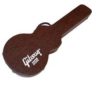 YUMIYA Brown Guitar Case with Lock Hardshell Case Superior PU Tabric for Gibson Epiphone Guitar