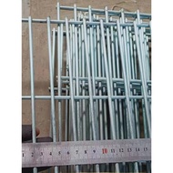 Jaring besi bergalvani, jaring besi yang dikimpal, jaring pembiakan, pagar pelindung rumah, jaring b