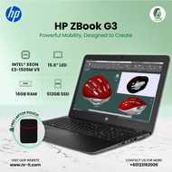 HP ZBook G3 Mobile Workstation (Intel Xeon E3-1505M V5 | 16GB DDR4 RAM | 512GB | Win11)