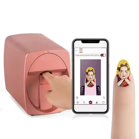 3D Nail Printer Inteligente Móvil Nail Printer App Control DC5V/2A Professional Digital Nails or Pri