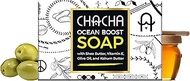 Chacha Lifestyle Bath Soap - Ocean Boost with Vitamin E, Shea Butter &amp; Olive Oil for Body - Skin Exfoliation &amp; Freshness (Pack of 1)