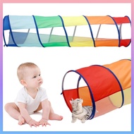 Baby Crawl Tunnel 6FT Foldable Crawl Through Tunnel Play Tent Colorful Crawl Tunnel Playhouse with C