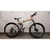 HTG SKY LANDER 26'' 21SP Folding Bicycle Bike (Free Gift)