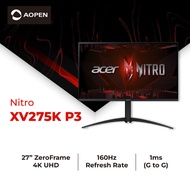 ACER NITRO XV275K P3 27 Inches 4K UHD (IPS Mini LED) with 160Hz refresh rate Gaming Monitor