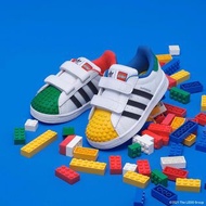 全新 adidas LEGO X SUPERSTAR cf 樂高 運動鞋童鞋貝殼鞋