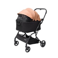 IBIYAYA HUE-GO DETACHABLE PET STROLLER & CAPSULE - BRICK RED