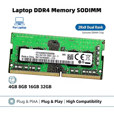 4GB 8GB 16GB 32GB RAM DDR4 2400MHz 2666MHz 3200MHz 2133MHz Notebook Laptop Memory SODIMM RAM 8G