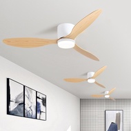 Ceiling Fan With Light Simple Remote Control Ceiling Fan With LED Lights Living Room Dining Room Ceiling Fan Light (LO)