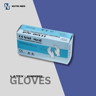 Cosmo Med Latex Powdered Examination Gloves 100s/Box
