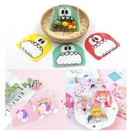 7x7cm(+-100pcs) Cartoon  Candy Cookies Plastic Bag Packaging Birthday Party Door Gift Self Adhesive 