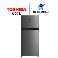 TOSHIBA 661L 2 Doors Inverter Fridge GR-RT835WE-PMY (58) Refrigerator