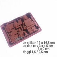 Lego robot chocolate silicone