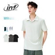 COOLMAX เสื้อยืดคอปกนกนางนวลแห้งเร็วเดินทางกลางแจ้งแขนสั้น2025เสื้อโปโล