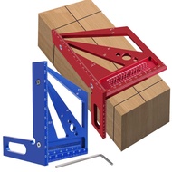 Square Ruler Triangle Ruler Right Square Ruler Aluminum Alloy Square Ruler Layout Hole Ruler Fourth 