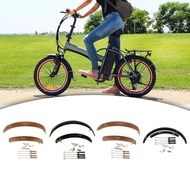 [baoblaze21] Folding Bike Mudguard Front &amp; Rear Fenders Mud Guard for Bike Riding Outdoor