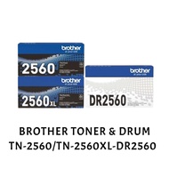 [ORIGINAL] Brother Black Toner & Drum TN-2560 TN 2560 TN-2560XL TN 2560XL DR-2560 DR 2560
