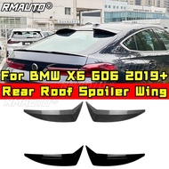 For BMW X6 G06 Rear Roof Spoiler Rear Trunk Wing Roof Spoiler Roof Wing for BMW X6 G06 2019+ Car Acc
