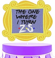 Happy 25th Birthday Cake Topper