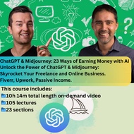 ChatGPT Midjourney 23 Ways of Earning Money with AI 【video courses】