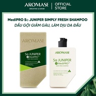 AROMASE MediPRO 5α Juniper Simply Fresh Shampoo to reduce dandruff and soothe the scalp 80ml