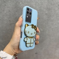2 in 1 Case for VIVO V30 PRO 5G 2024 VIVO V30 V30E 5G phone casing Latest hard case for girls Cat mi
