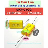 Speaker Capacitor, Speaker Protection Capacitor 2.2UF/250V-225J/250V Good Quality. Price of 5 Capaci