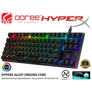 HYPER-X HYPERX ALLOY ORIGINS S CORE MECHANICAL WIRED GAMING KEYBOARD - RED SWITCH / AQUA SWITCH / BLUE SWITCH