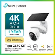 TP-Link Tapo C660 KIT Solar-Powered Pan/Tilt Security Camera Kit ความละเอียด 4K 8MP และซูมดิจิตอล 18