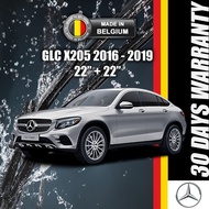 Mercedes-Benz GLC250 X205 2016-2019 22''+22'' Front Wiper Blades MADE IN BELGIUM SHENZO Wiper Blades