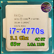 CPU Intel Core i7 4770s 4คอ 8เทรด 84W LGA 1150 ฟรีซิลิโคน1ซอง/ i7 4770 S
