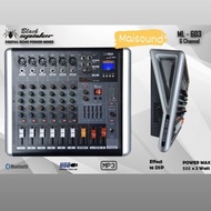 POWER MIXER BLACK SPIDER ML 603 MIXER BLACKSPIDER ML603 6 CHANNEL ORI