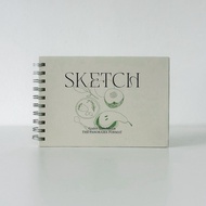 Sổ vẽ phác thảo Sketchbook Crabit A4 A5 sổ còng lò xo 190gsm