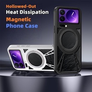 Casing For Xiaomi 17 Pro Max Xiomi17ProMax Phone Case Luxury Hollowed-out Heat Dissipation Magnetic 