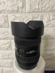 Sigma 12-24mm f4.5-5.6 ef mount for canon