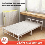 [24Hrs-ship out]Foldable Bed 2-fold Bed Premium Foldable Single Bed/Single Bed Frame/Portable Bed/Folding Bed/Day bed