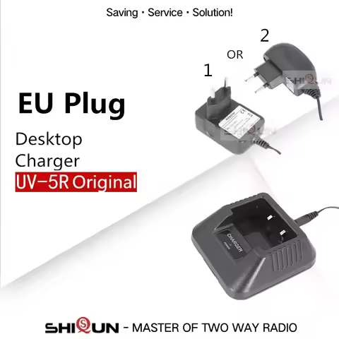 Baofeng Walkie Talkie UV-5R Radios Battery Charger EU US UK AU Adapter for UV-8HX UV-5RHX UV-5RA UV-