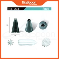 BAKECRAFT Closed Star Icing Piping Nozzle | Stainless Steel Churros Nozzle | Piping Tip | Cake Decor