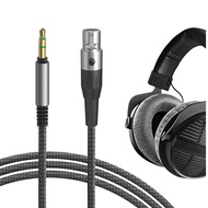 Geekria Audio Cable Compatible with Beyerdynamic DT900 PRO X, DT770 PRO X LE Headphones, 3.5mm Braid