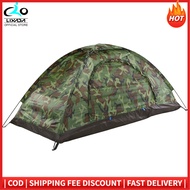 Camping Tent for 1 Person Single Layer Outdoor Portable Camouflage Travel Beach Tent