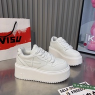 Giày Nữ Thể Thao Full Trắng Độn Đế 6cm FullBox Cao Cấp FUTARA