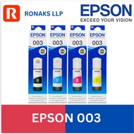 Epson 003 Original Ink Bottle Black Cyan Magenta Yellow for L3310 L3150