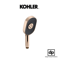 KOHLER หัวฝักบัว รุ่น [Statement/WaterMind Technology] สีโรสโกลด์ แบบทรงรี ปรับสายน้ำได้ 3 แบบ K-286