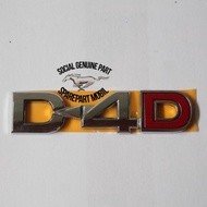Original D-4D D4D Fortuner side Emblem